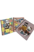 Hello Kitty and Friends Lisanslı A4 Çizgili 80 Yaprak Spiralli Karton Kapak Okul Defteri - 2