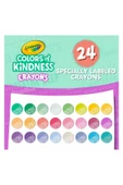 24 Colors of Kindness Crayons- Amerikan-Nontoxic- 24 Renk Mum Boya Seti thumbnail 6