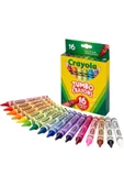 16 Jumbo Crayons- Amerikan-Nontoxic- 16 Renk Jumbo Boy Mum Boya Seti thumbnail 2