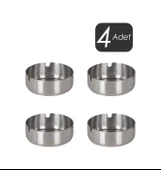 Porsima Etn-015 4 lü Küllük 1,2 ml Kalınlık Metal Küllük thumbnail 2