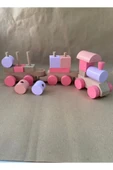 Ahşap Bloklu Eğitici Bul-Tak Tren Oyuncak Seti - 11