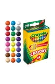 24 Colourful Crayons- Amerikan-Nontoxic- 24 Renk Mum Boya Seti thumbnail 2
