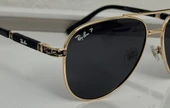 Ray-Ban Aviator 3025 Altın Polarize Damla Erkek Güneş Gözlüğü thumbnail 3