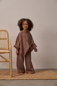 Kahverengi Waffle Bağlamalı Takım thumbnail 1