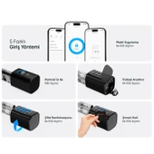 Şımart Akıllı Kapı Kilidi Parmak İzi, Şifre Kombinasyonu, Akıllı Kart, Fiziksel Anahtar ve Mobil Uygulama - 2