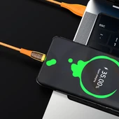 Recci RTC-P19CC Amber Serisi Type-C to Type-C PD 100W Şeffaf Tasarım Şarj ve Data Kablosu 1.5M - 8