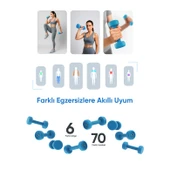 Şımart Akıllı Dambıl 2x1 Kg Uygulama Destekli, Sesli Yönlendirmeli, LCD Ekranlı - 4