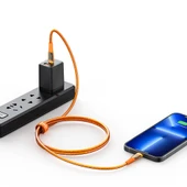 Recci RTC-P19CC Amber Serisi Type-C to Type-C PD 100W Şeffaf Tasarım Şarj ve Data Kablosu 1.5M - 4