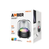 Recci RSK-W31 Amber Serisi FM/TF/AUX Hi-Fi RGB Işıklı Wireless Bluetooth 5.0 Speaker Hoparlör 5W 500mAh - 2