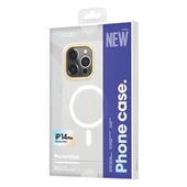 Apple iPhone 14 Pro Max Kılıf M-safe Şarj Özellikli Metal Kamera Çerçeveli Recci Glaze Serisi Kapak thumbnail 2