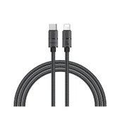 Recci RS08CLPD Warrior Serisi 20W Hızlı Şarj Özellikli Type-C To Lightning PD Kablo 1.2M thumbnail 1