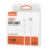 Recci RS06CL Type-C to Lightning PD 20W Hızlı Şarj Özellikli Data ve Şarj Kablosu 1M thumbnail 6