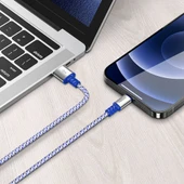 Recci RTC-N32C Instant Serisi USB-A to Type-C 3A Hızlı Şarj Özellikli Şarj ve Data Kablosu 1M thumbnail 6