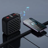 Recci RSK-W33 Mocca Serisi TF/AUX/USB Askılı Akıllı Wireless Bluetooth 5.3 Speaker Hoparlör - 4
