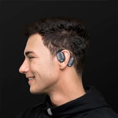 Recci REP-W76 OWS Wireless Hi-Fi Ses Kaliteli Dijital Led Göstergeli Bluetooth v5.3 Elegant Serisi Kulak İçi Kulaklık - 12