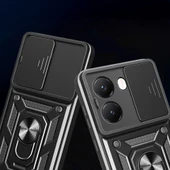 Xiaomi Poco X7 Pro Kılıf Kamera Korumalı Zırh Tank Sürgülü Vega Kapak - 4