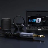 Recci RDS-A28 3.5mm to 3.5mm AUX Audio Kablo thumbnail 4