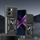 Xiaomi Poco X7 Pro Kılıf Kamera Korumalı Zırh Tank Sürgülü Vega Kapak - 2