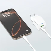 Recci RC107E Type-C PD & USB-A GaN Teknolojili Hızlı Şarj Başlığı 30W - 7