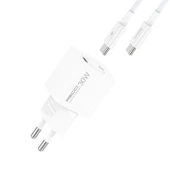 Recci RC77E GaN Teknolojili Hızlı Şarj Başlığı Type-C to Type-C PD 30W Kablolu Şarj Seti - 6