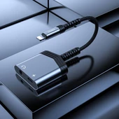 Recci RDS-A17 Lightning 2in1 Şarj ve Ses Adaptörü - 4