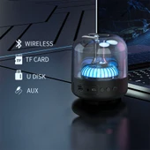 Recci RSK-W31 Amber Serisi FM/TF/AUX Hi-Fi RGB Işıklı Wireless Bluetooth 5.0 Speaker Hoparlör 5W 500mAh - 11