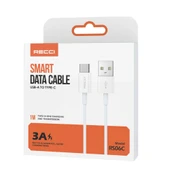 Recci RS06C USB-A to Type-C 3A Hızlı Şarj Özellikli Data ve Şarj Kablosu 1M thumbnail 6
