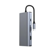 Recci RH09 Type-C to Type-C + SD/TF + USB3.0 + USB2.0 + HDMI + VGA + RJ45 Bağlantılı 9in1 Hub thumbnail 7