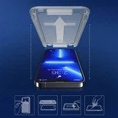 Apple iPhone 13 Recci RSP-A10 HD Temperli Cam Ekran Koruyucu + Kolay Uygulama Aparatlı - 8