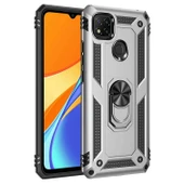 Xiaomi Redmi 9C Kılıf Yüzüklü Zırh Tank Vega - 1