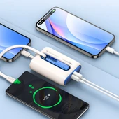 Recci RPB-P12C PD 20W Askı İpli Hızlı Şarj Özellikli Type-C Kablolu Powerbank 22.5W 9000mAh - 9