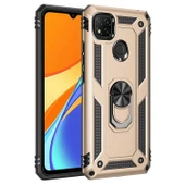 Xiaomi Redmi 9C Kılıf Yüzüklü Zırh Tank Vega - 10
