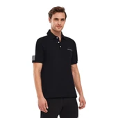 Erkek Siyah Polo Yaka Tshirt thumbnail 3