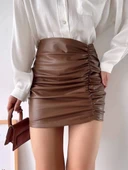 Önden büzgülü etek taba h24210 thumbnail 5