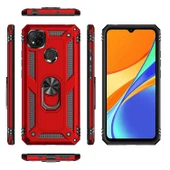 Xiaomi Redmi 9C Kılıf Yüzüklü Zırh Tank Vega - 2