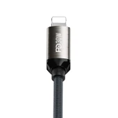 Recci RS35CL Type-C to Lightning PD 30W Örgü Tasarımlı Hızlı Şarj Özellikli Data ve Şarj Kablosu 1M - 2