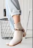 Roxani Bej Cilt Topuklu Bot thumbnail 3