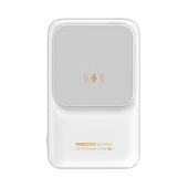 Recci RPB-W10 Polaris Serisi Çift Kablolu LED Dijital Göstergeli Wireless Powerbank 15W 10000mAh - 12