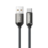 Recci RS35C USB-A to Type-C Örgü Tasarımlı Hızlı Şarj Özellikli Data ve Şarj Kablosu 1M - 11