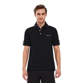 Erkek Siyah Polo Yaka Tshirt thumbnail 1