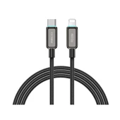 Recci RS42CL Lamp Display Serisi Type-C to Lightning PD 30W Hızlı Şarj Özellikli Data ve Şarj Kablosu 1.5M thumbnail 1