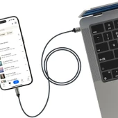 Recci RS35C USB-A to Type-C Örgü Tasarımlı Hızlı Şarj Özellikli Data ve Şarj Kablosu 1M - 8