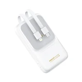 Recci RPB-W10 Polaris Serisi Çift Kablolu LED Dijital Göstergeli Wireless Powerbank 15W 10000mAh - 2