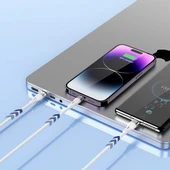 Recci RS11M Swift Serisi USB-A to Micro 2.4A Hızlı Şarj Özellikli Data ve Şarj Kablosu 1M thumbnail 3