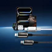 Recci RS42C Lamp Display Serisi USB-A to Type-C 100W Hızlı Şarj Özellikli Data ve Şarj Kablosu 1.5M - 5