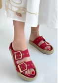 İces Kırmızı Nubuk Terlik thumbnail 7