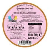 ÇİLEK, TUTTİ FRUTTİ , YABANMERSİNİ, AROMALI 3'LÜ GURME PAMUK ŞEKERLER - 4