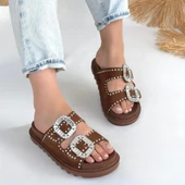 Juana Taba Nubuk Taşlı Terlik thumbnail 12