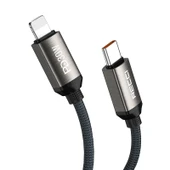 Recci RS35CL Type-C to Lightning PD 30W Örgü Tasarımlı Hızlı Şarj Özellikli Data ve Şarj Kablosu 1M - 3