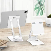 Recci RHO-M08 Ayarlanabilir Katlanabilir 90 Derece Dönebilen Telefon ve Tablet Standı - 6